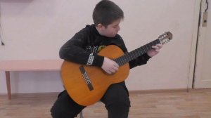 Решетников Илья 2 класс М.  Каркасси  "Андантино"