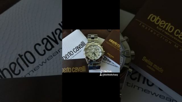 Мужские часы хронографы roberto cavalli diamond корпус 44мм цена 300$ ватсап +996 702993777