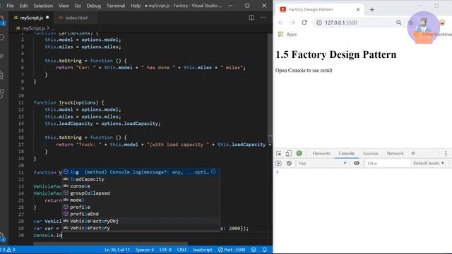 1.5 Creational Design Patterns | Factory Pattern