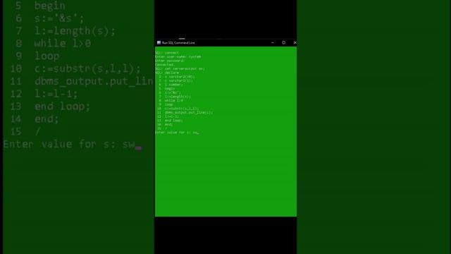 ?write pl/SQL block to find factorial of a given number ?™️