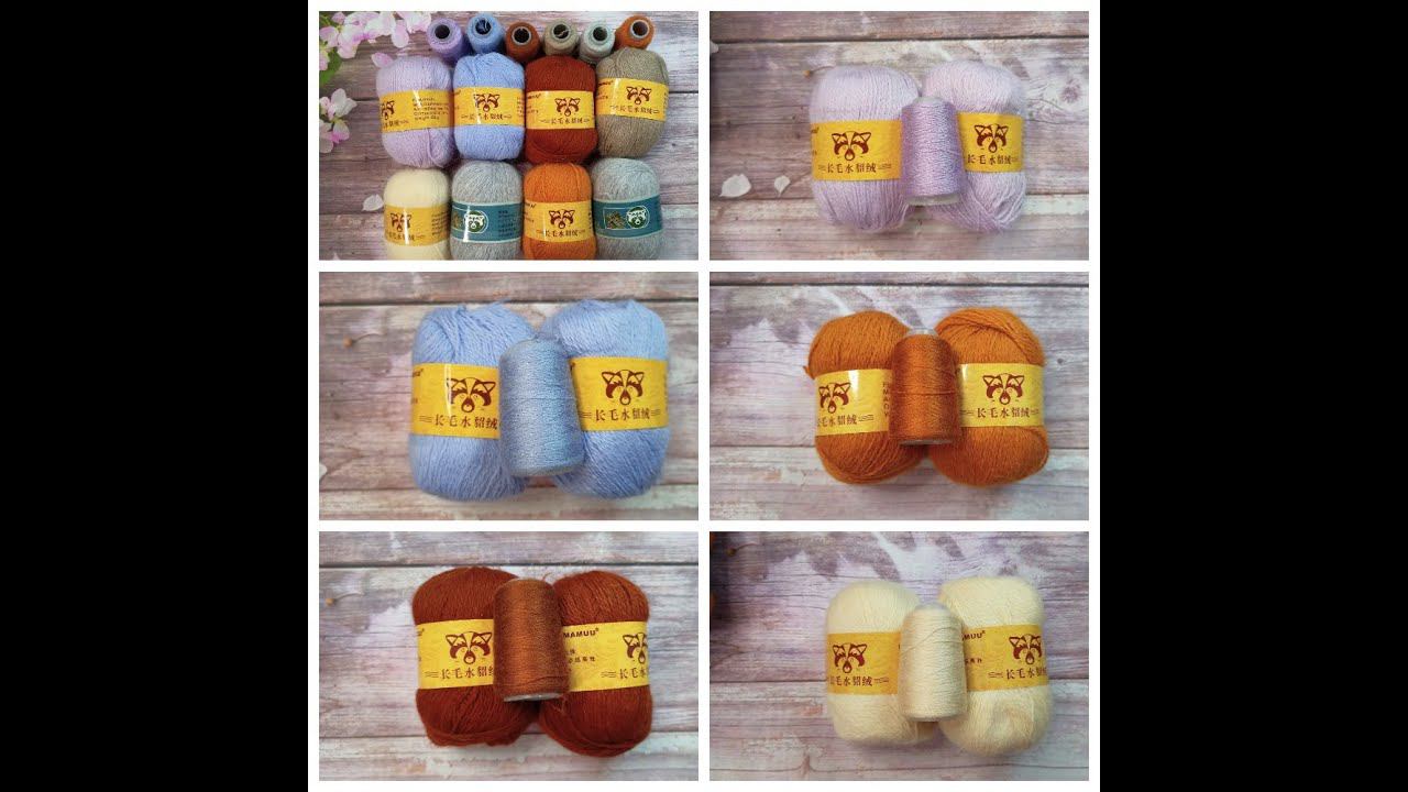 Пряжа пух норки. Мои покупки, где я покупаю пряжу и стоит ли покупать пряжу пух норки на AliExpress смотреть онлайн