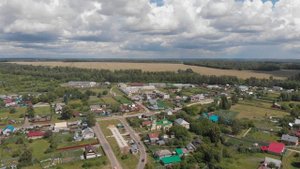 Красногорский Марий Эл. Панорама с высоты 100 метров