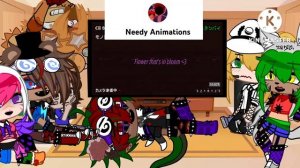 security breach react to the Afton family part 2/? Elizabeth afton