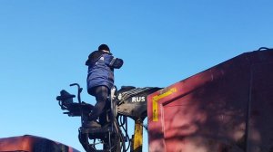 Из серии "Моя бригада" Едем на ломовозе работать в Кедву. часть 3. 12.03.2024г.