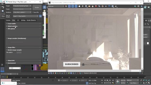 3Ds Max - Vray | Interior Camera Settings | Lighting Setup | Render Settings смотреть онлайн