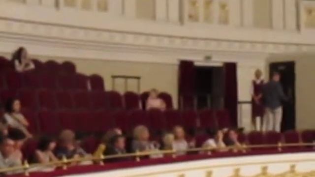 Оперный театр, Минск, вид с балкона / National Opera, Belarus