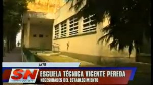 Grave situación edilicia en la Escuela Técnica "Vicente Pereda"