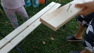 Собираем садовую лавочку из магазина Светофор