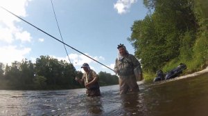 Рыбалка на реке Анюй.