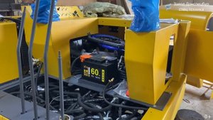 Сборка мини экскаватора LandDigger 3000 основные этапы завод Донспецбур г.Волгодонск