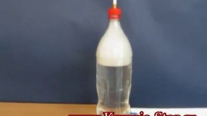 Эксперимент с сигаретой и бутылкой с водой