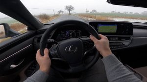 Lexus ES 300h 2022 (160 kW) POV Test Drive + Acceleration 0-190 km/h