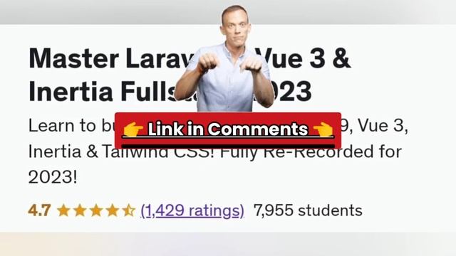 Master Laravel 9, Vue 3 & Inertia Fullstack 2023
