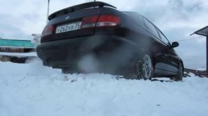Выхлоп на КаринаЕ 3s-fe