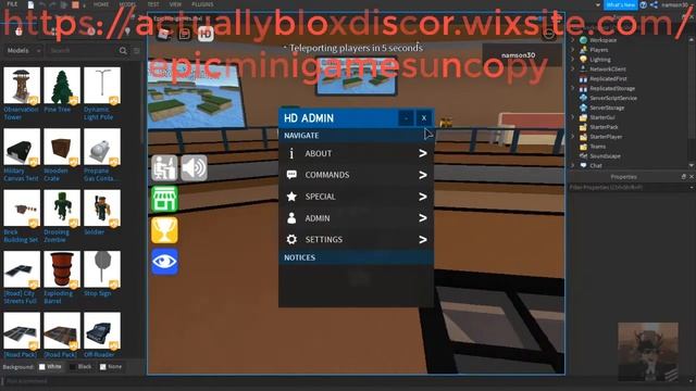 Roblox Epic Minigames Uncopylocked with scripts 2020 |ActuallyBloxツ