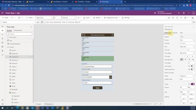 Editable Power BI Report  Edit data directly in Power BI report  PowerApps app embedded in PowerB