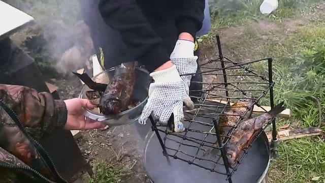 Копчение рыбы в стиральной машине! смотреть онлайн