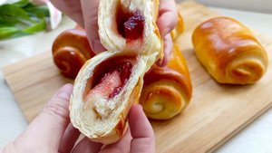 БУЛОЧКИ с ВАРЕНЬЕМ | ВЫПЕЧКА с НАЧИНКОЙ | к чаю