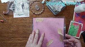 Christmas book page ephemera - Starving Emma