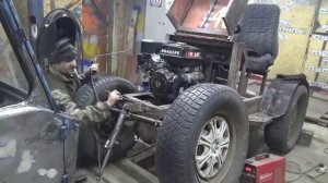 САМОДЕЛЬНЫЙ ОТВАЛ ДЛЯ САМОДЕЛЬНОГО МИНИ ТРАКТОРА