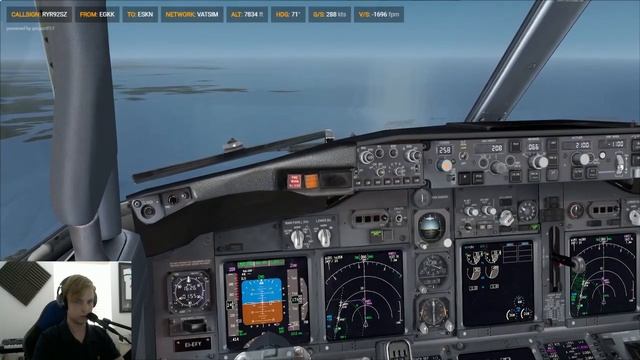 Visual Approach into Stockholm Skavsta - VATSIM смотреть онлайн