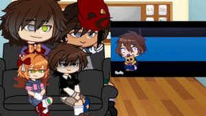 Aftons react to C.C Afton /My Au/