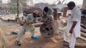 Ремонт вала дробилки. Дешево и сердито. Берем на вооружение. #металлообработка #ремонт #ремонт_вала