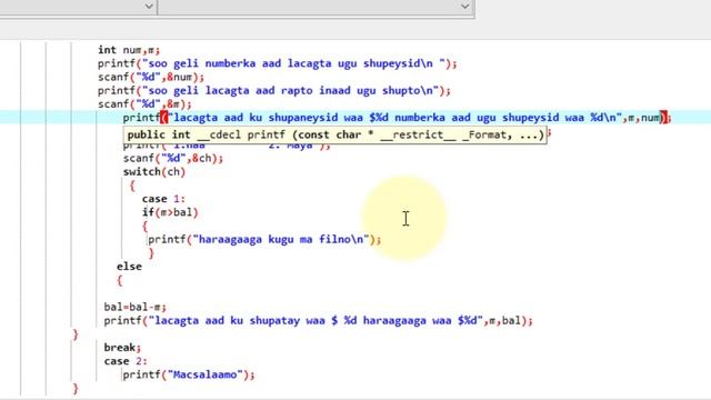 How Make EVC Plus In Clanguage Part 2 using Switch Statement