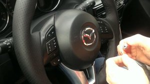 Перетяжка руля своими руками Mazda CX-5 Правильная установка оплетки с AliExpress