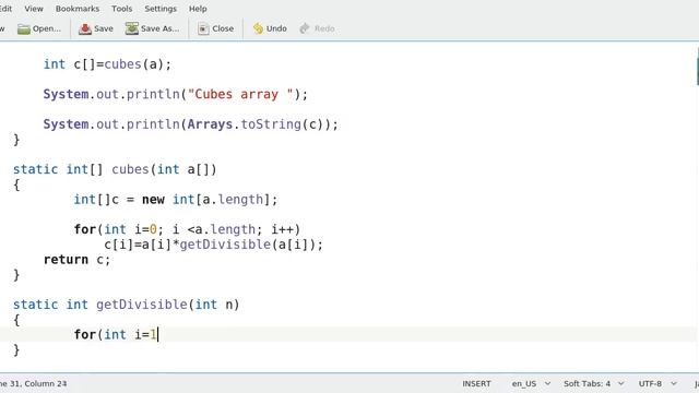 Java Array Get Cubes array for Square array смотреть онлайн