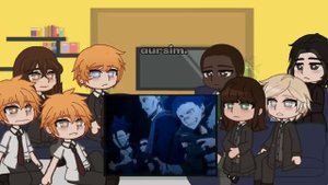 Magic and Mystery (M&M) reacts to Dazai Osamu |1/2| (HP x BSD crossover) Fanfic au