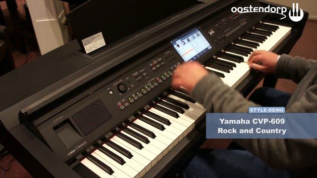 Yamaha CVP-609 Rock and Country Style Demo