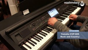 Yamaha CVP-609 Rock and Country Style Demo