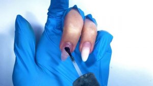 Укрепление акриловой пудрой | Осенний дизайн ногтей