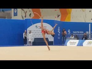 Дети Азии. Художественная гимнастика. Ульяна Янус (Россия) #якутск #художественнаягимнастика