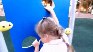 Настя в детском развлекательном городке. Нагария. Лайк Настя. Like Nastya