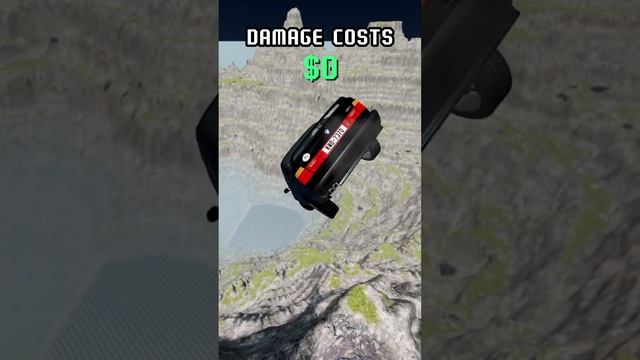 BMW M5 E34 CANYON JUMP #beamng #beamngdrive #crash #beamngcrashes #car #cars #shortvideo #crashtest