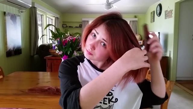 DIY || Self-Cut Bob with Bangs || Long to Short Hair смотреть онлайн
