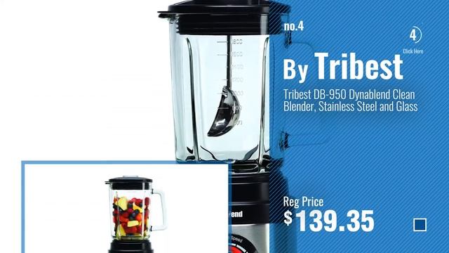 Top 10 Tribest Blenders [2018]: Tribest PBG-5050-A Glass Personal Blender, Chrome смотреть онлайн