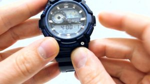 Часы Casio Illuminator AEQ-200W-2A - Инструкция, как настроить от PresidentWatches.Ru