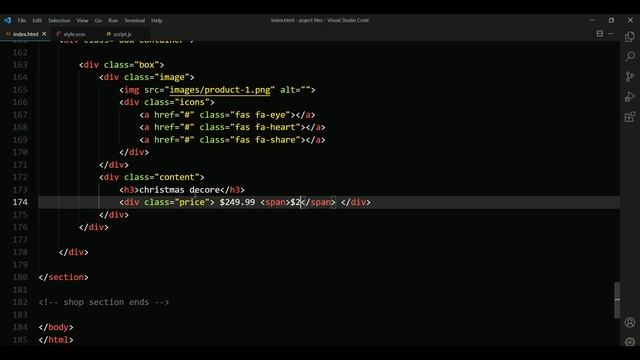 Create A Responsive Christmas Website Design - HTML CSS / SASS And Vanilla JavaScript - Step By Ste