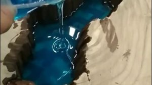 Стол из поперечного спила Карагача