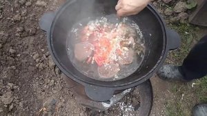 Самый вкусный суп на казане????