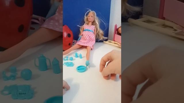 Кукла беременная с малышом. смотреть онлайн