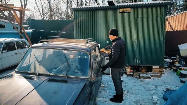 ВАЗ 2103 с пробегом 6500км 1976 года! смотреть онлайн