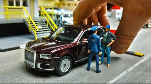 Моделька AURUS SENAT Автолегенды новая эпоха №2. Про машинки.