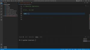 Identity Operators in Python || What is Identity Operator ? ||  Python Tutorial Part #15