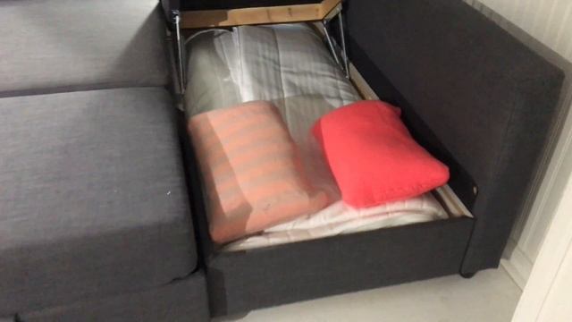 FRIHETEN Corner sofa-bed with storage, Skiftebo dark gray - REVIEW | 3 year REVIEW смотреть онлайн