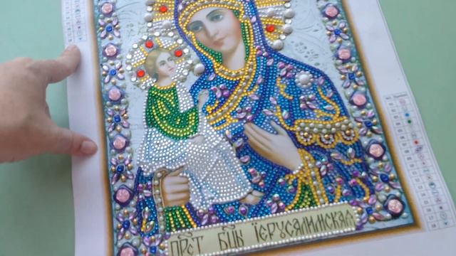 очередная готовая работа в технике алмазная мозаика. #алмазная_мозаика #алмазка смотреть онлайн