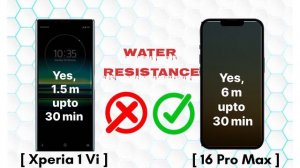 iPhone 16 Pro Max Vs Sony Xperia 1 VI Full  Comparison! #16promax #xperia1vi